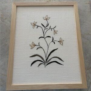McGee and Co. Embroidered Pixie
Flowers Art